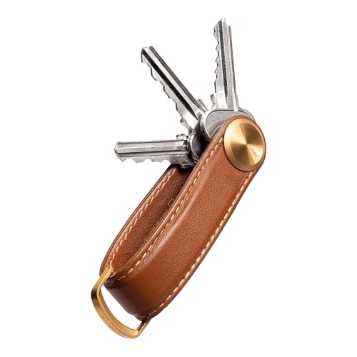 Orbitkey Key Organizer Pro – Leder, cedar, Einheitsgröße von orbitkey