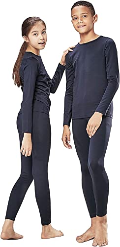 orbiz Thermo-Unterzieh-Set für Kinder, Winter, warme Unterwäsche, komplettes Set, lange Unterhose und langärmeliges Oberteil, anthrazit, 4-5 Jahre von orbiz