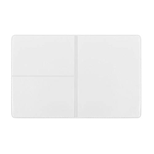 orgaexpert KFZ Schein Schutzhülle 4 Fächer Made in Germany Etui Mappe viele Farben Kartenhülle Fahrzeugschein Hülle (Weiß) von orgaexpert