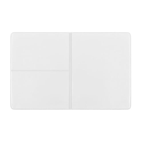 orgaexpert KFZ Schein Schutzhülle Weiß 4 Fächer 120x190mm Made in Germany Etui Mappe Kartenhülle Fahrzeugschein Hülle von orgaexpert