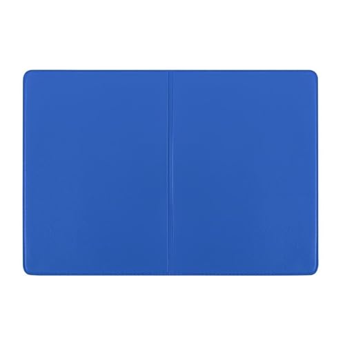 orgaexpert Schutzhülle für neuen Impfpass Blau 200x140mm (offen) Made in Germany - dokumentenecht - mit Buchrücken Impfausweis Impfbuch Hülle Etui Umschlaghülle von orgaexpert