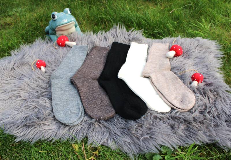 Kuschelige Alpaka Wollsocken 5Er Pack - Dicke Winter Socken Für Damen & Herren, Perfektes Weihnachtsgeschenk, Bequeme von organicshop24