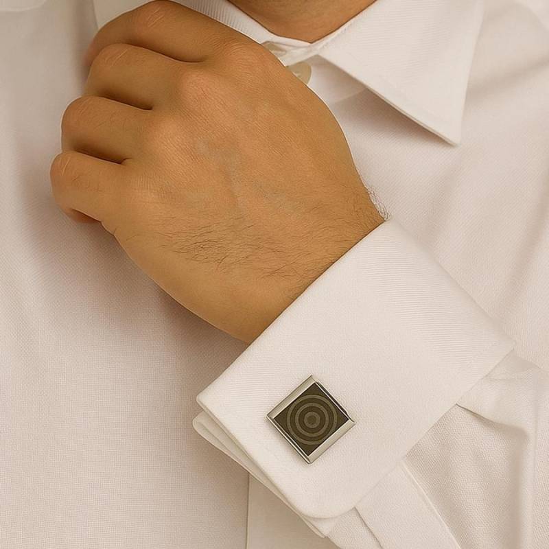 Kohlefaser-Manschettenknöpfe Herren Edelstahl Manschettenknöpfe Kohlefaser Für Männer Mit Schmuckschatulle Geschenk Weihnachtszeit von orienjewel