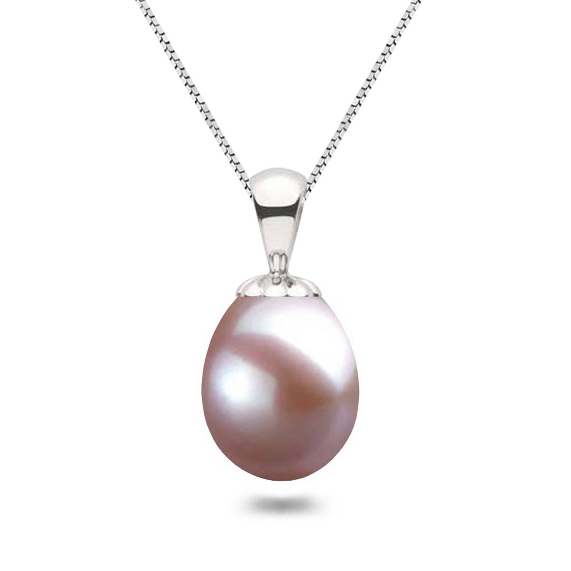 Süßwasserperle Anhänger 16 Oder 18 Zoll Sterling Silber Kette Riesige Lavendel Träne Perle Halskette Frauen Tropfenform Schmuck Süßwasserperle Anhänger 16 Oder 18 Zoll Sterling Silber Kette Riesige Lavendel Träne Perle Halskette Frauen Tropfenform Schmuck von orienjewel