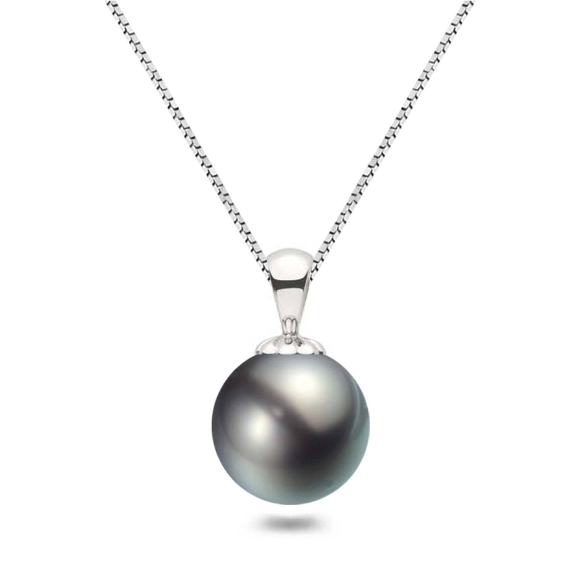 Tahiti Perle Anhänger Halskette Für Frauen Schwarz Salzwasser Schmuck 4A Bewertet Mit Zertifizierung Sterling Silber Kette Tahiti Perle Anhänger Halskette Für Frauen Schwarz Salzwasser Schmuck 4A Bewertet Mit Zertifizierung Sterling Silber Kette von orienjewel