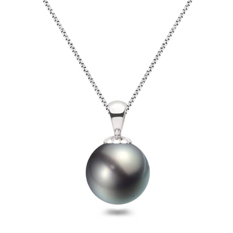 Tahiti Perle Anhänger Halskette Für Frauen Schwarz Salzwasser Schmuck 4A Bewertet Mit Zertifizierung Sterling Silber Kette Tahiti Perle Anhänger Halskette Für Frauen Schwarz Salzwasser Schmuck 4A Bewertet Mit Zertifizierung Sterling Silber Kette von orienjewel