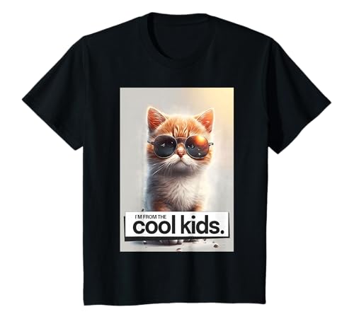 cool kids. | Coole Katze Kinder T-Shirt Kater Junge Mädchen T-Shirt von original COOLKIDS Shirts