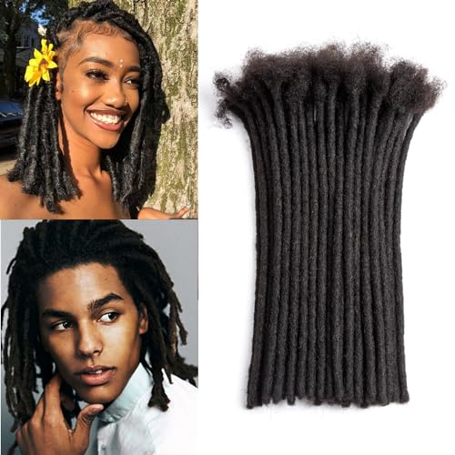 Originea 100% Echthaar Dreadlocks Extensions 6 Zoll Afro verworrenes Schwarz 100 Strähnen 0.6cm Mode Häkeln Flechten Haar für Mann/Frauen Originea 100% Echthaar Dreadlocks Extensions 6 Zoll Afro verworrenes Schwarz 100 Strähnen 0.6cm Mode Häkeln Flechten Haar für Mann/Frauen von originea
