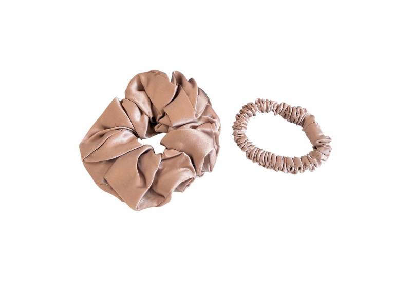 orignee Haargummi Seiden-Scrunchies 2er-Set – 100 % Maulbeerseide, kein Knick, 2-tlg., Kein Knick in den Haaren. Weniger Haarbruch und Reizschäden. von orignee