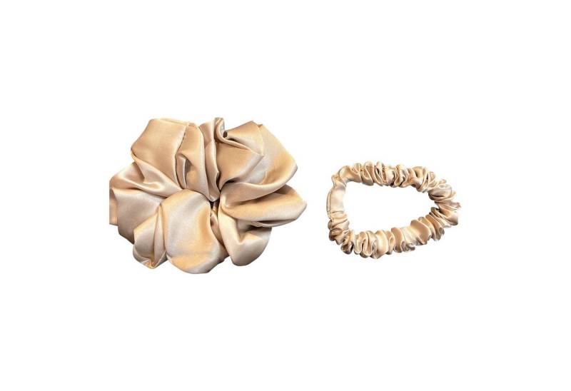 orignee Haargummi Seiden-Scrunchies 2er-Set – 100 % Maulbeerseide, kein Knick, 2-tlg., Kein Knick in den Haaren. Weniger Haarbruch und Reizschäden. orignee Haargummi Seiden-Scrunchies 2er-Set – 100 % Maulbeerseide, kein Knick, 2-tlg., Kein Knick in den Haaren. Weniger Haarbruch und Reizschäden. von orignee