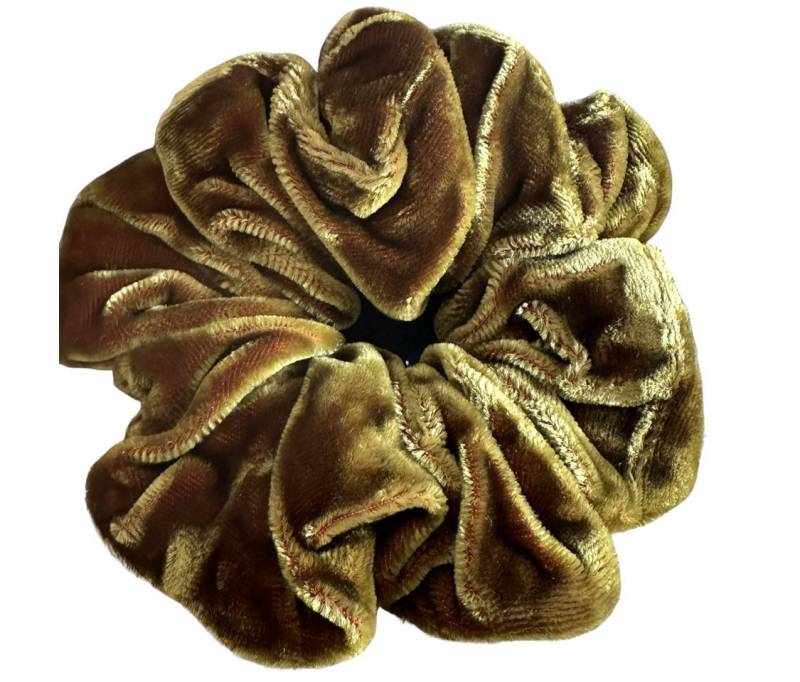 orignee Haargummi Seidensamt Scrunchie L aus Maulbeerseide – weich & haarschonend, 1-tlg., Kein Knick in den Haaren. Weniger Haarbruch und Reizschäden. von orignee