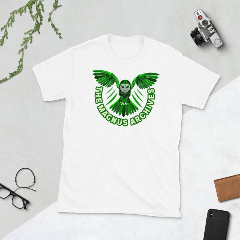 Magnus Archiv T-Shirt | The Archives Eulen Geschenk Grünes Design Kurzärmeliges Unisex-T-Shirt Magnus Archiv T-Shirt | The Archives Eulen Geschenk Grünes Design Kurzärmeliges Unisex-T-Shirt von ornamio