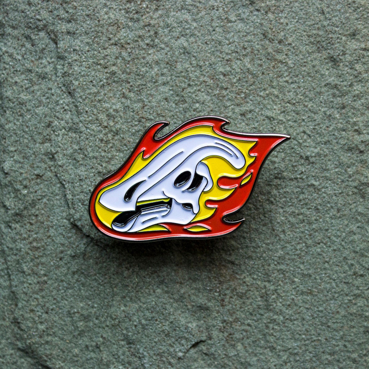 Dinosaurier Emaille Pin | Paralophosaurus-Schädel Entenschnabel-Dinosaurier Paläontologie-Anstecknadel Dinosaurier Emaille Pin | Paralophosaurus-Schädel Entenschnabel-Dinosaurier Paläontologie-Anstecknadel von orogenic