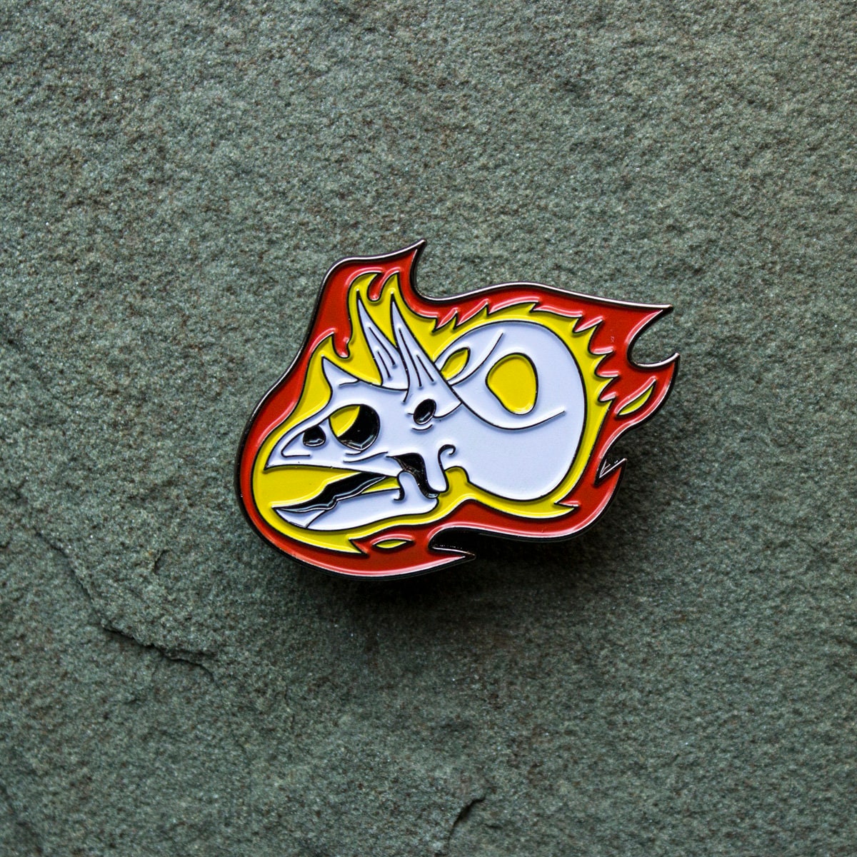 Dinosaurier Emaille Pin | Triceratops Totenkopf Paläontologie Anstecknadel Torosaurus Dinosaurier Emaille Pin | Triceratops Totenkopf Paläontologie Anstecknadel Torosaurus von orogenic