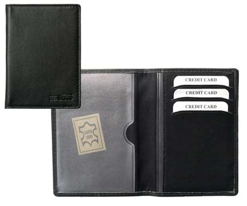 Ausweismappe Ausweishülle Kreditkartenetui Etui Leder Fahrzeugschein Etui Kartenetui Führerschein Hülle Leder Ausweisetui KFZ Etui Ausweismäppchen Führerscheinhülle Kreditkartenetui Ausweistasche von orso Bruno original