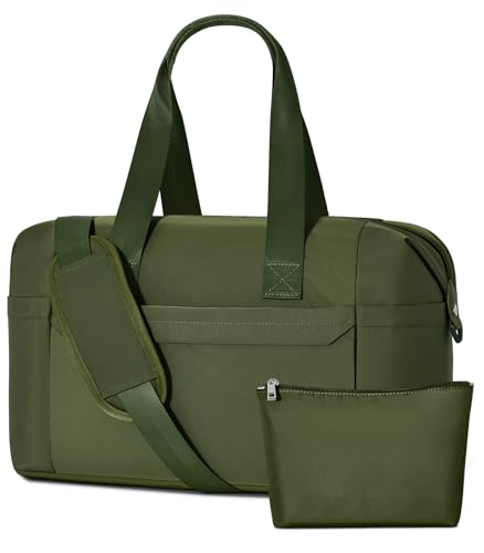 oscaurt Handgepäck 24L Reisetasche Damen Wasserabweisend Sporttasche Weekender Kliniktasche Geburt Krankenhaustasche Mit Nasse Tasche Faltbare für Flugzeug Reise von oscaurt