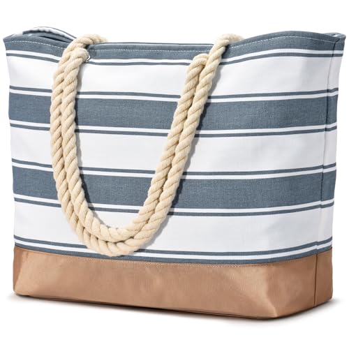 oscaurt Strandtasche Damen Tote Bag Wasserdicht Badetasche xxl Familie Strandtasche Groß Handtasche Umhängetasche Schwimmtasche Faltbare Reisetasche Geschenke für Frauen von oscaurt
