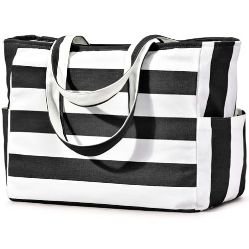 oscaurt Strandtasche XXL Familie Tote Bag Badetasche Shopper Tasche Damen Handtasche Umhängetasche Faltbare Einkaufstasche Sporttasche Saunatasche Geschenke für Frauen von oscaurt