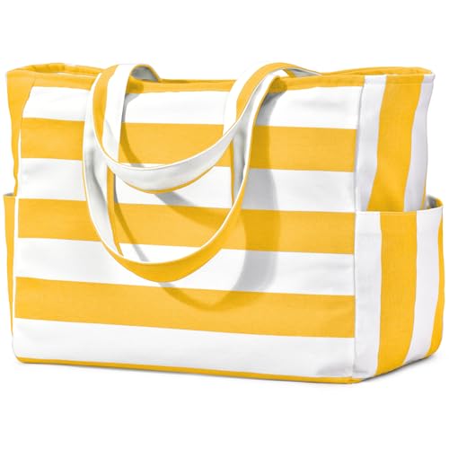 oscaurt Strandtasche XXL Familie Tote Bag Shopper Tasche Damen Umhängetasche Faltbare Badetasche Einkaufstasche Weekender Damen Sporttasche Saunatasche von oscaurt