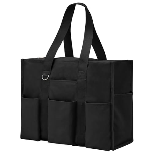 oscaurt Tote Bag Canvas Shopper Tasche Damen Handtasche Groß Einkaufstasche Faltbar Reisetasche Wasserdicht Schultertaschen von oscaurt