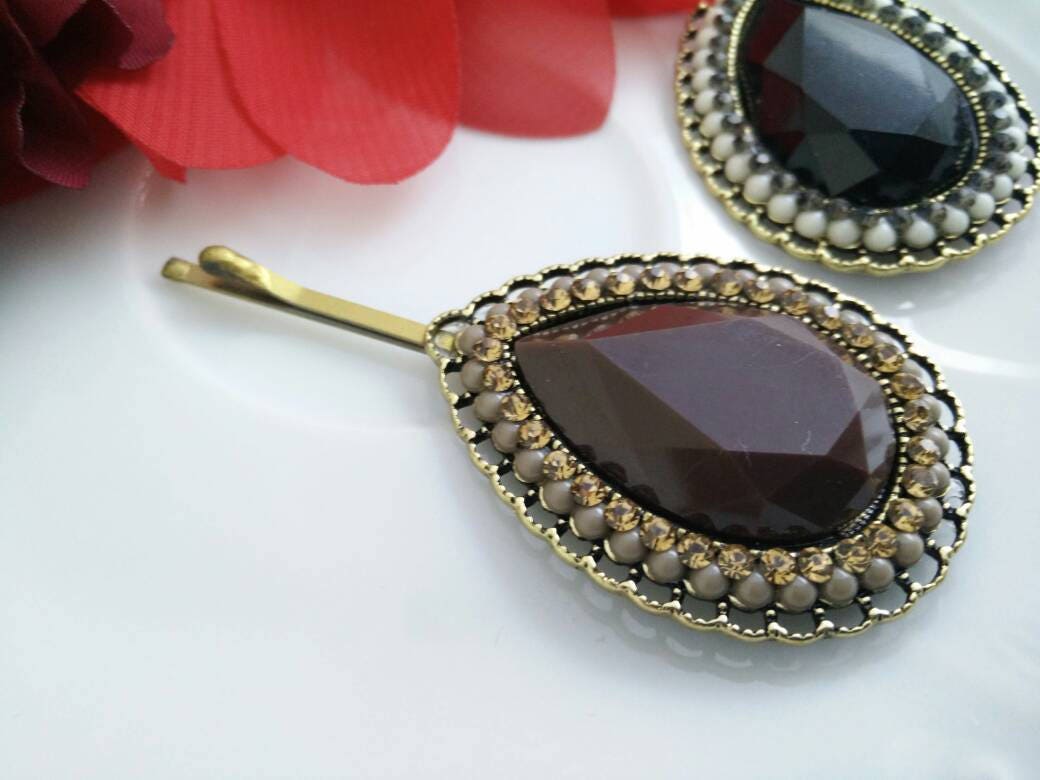 Dunkelbraune, Handgemachte Haarnadel, Einzigartige Haar Pins, Accessoire, Bescheidene Kopfbedeckungen Für Frauen Und Mädchen Dunkelbraune, Handgemachte Haarnadel, Einzigartige Haar Pins, Accessoire, Bescheidene Kopfbedeckungen Für Frauen Und Mädchen von oshratDesignz