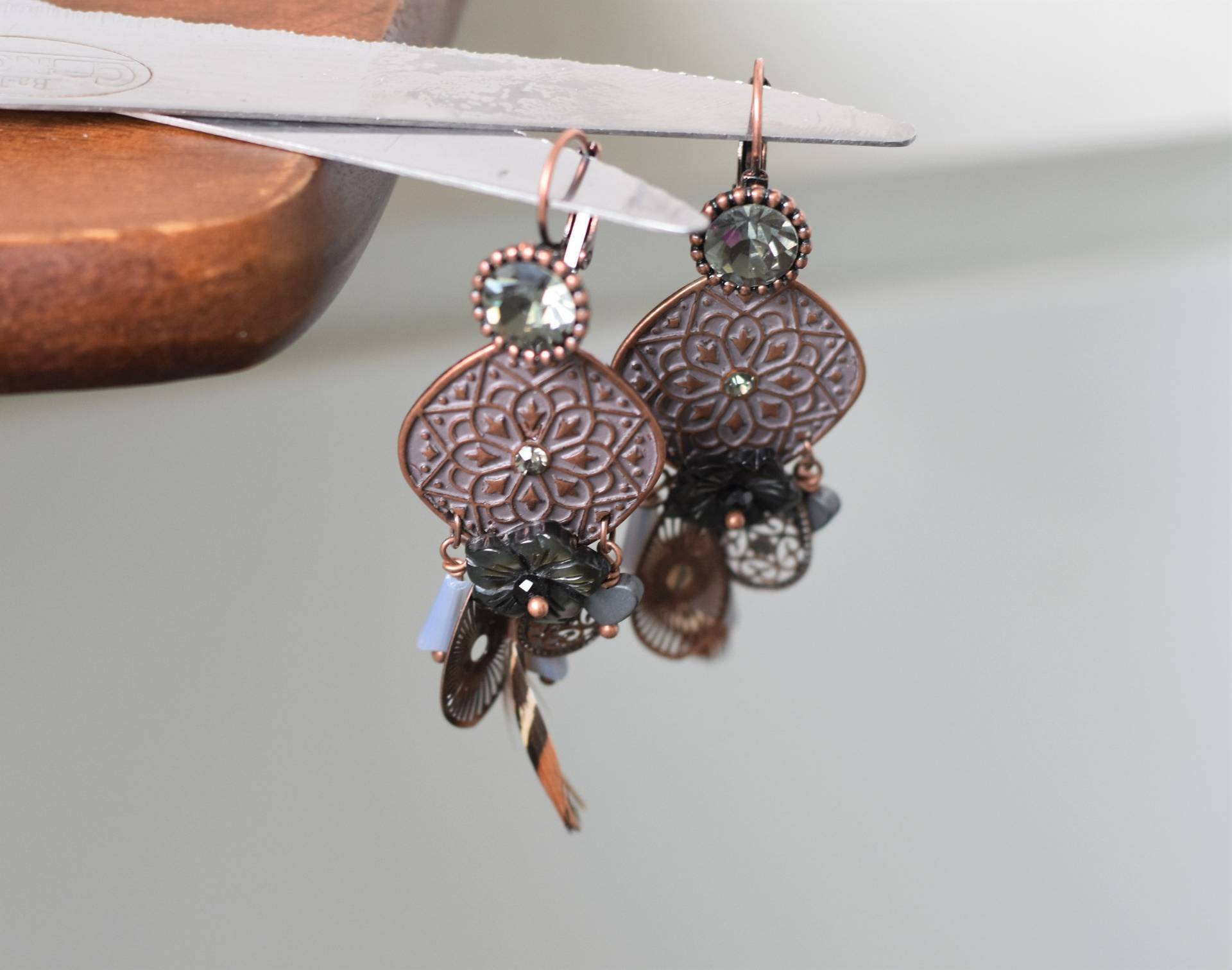 Hübsche Hängeohrringe, Bronze Hängeohrringe Für Besondere Anlässe, Lange Hängende Ohrringe Von Oshratdesignz Hübsche Hängeohrringe, Bronze Hängeohrringe Für Besondere Anlässe, Lange Hängende Ohrringe Von Oshratdesignz von oshratDesignz