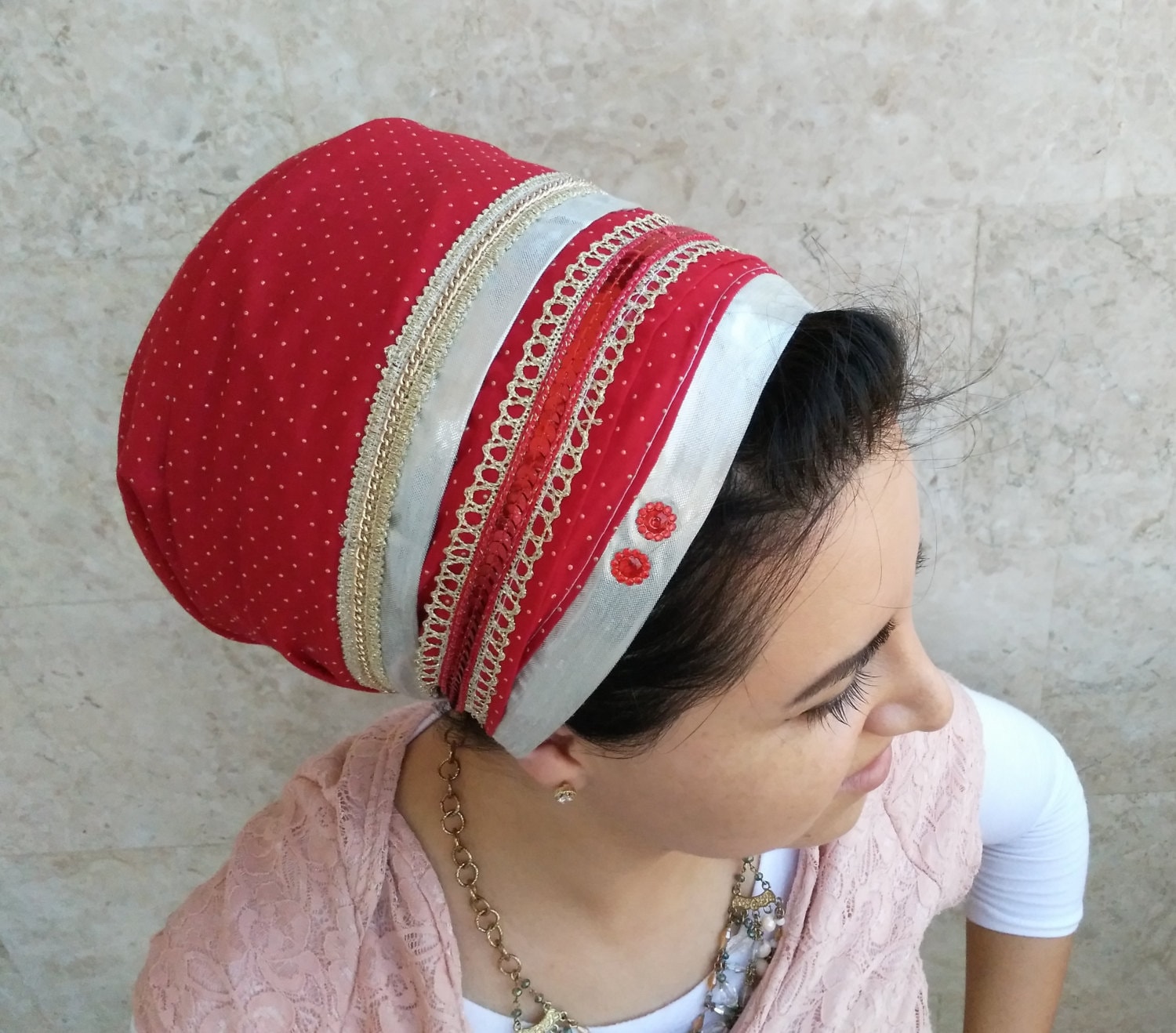 Lust Auf Rot, Oshratdesignz, Chemo Kopftücher, Tichel Schürze, Kopfbedeckung, Haar-Brötchen-Abdeckung Lust Auf Rot, Oshratdesignz, Chemo Kopftücher, Tichel Schürze, Kopfbedeckung, Haar-Brötchen-Abdeckung von oshratDesignz
