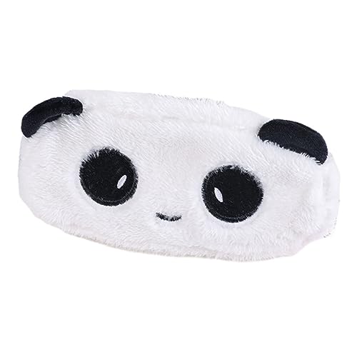 osiuujkw Leichtes Panda Federmäppchen, niedlicher Cartoon, breite Anwendung, robust und langlebig, Cartoon Panda Federmäppchen aus Polyester von osiuujkw