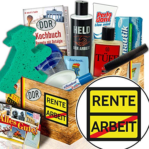 Rente / Pflege Set DDR für Männer / Geschenk für werdende Rentner von ostprodukte-versand