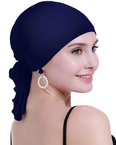 osvyo Bambus Chemo Kopftuch für Frauen mit Haarausfall - Krebspatienten Kopfbedeckung Turban in Versiegelter Verpackung KÖNIGLICHES BLAU osvyo Bambus Chemo Kopftuch für Frauen mit Haarausfall - Krebspatienten Kopfbedeckung Turban in Versiegelter Verpackung KÖNIGLICHES BLAU von osvyo