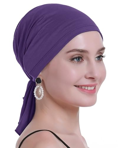 osvyo Bambus Chemo Kopftuch für Frauen mit Haarausfall - Krebspatienten Kopfbedeckung Turban in Versiegelter Verpackung von osvyo
