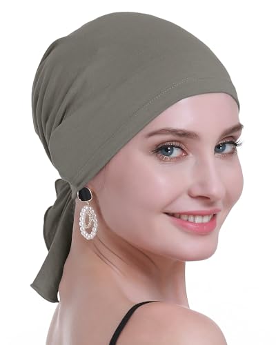 osvyo Bambus Chemo Kopftuch für Frauen mit Haarausfall - Krebspatienten Kopfbedeckung Turban in Versiegelter Verpackung von osvyo