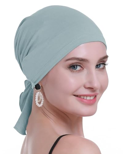 osvyo Bambus Chemo Kopftuch für Frauen mit Haarausfall - Krebspatienten Kopfbedeckung Turban in Versiegelter Verpackung von osvyo