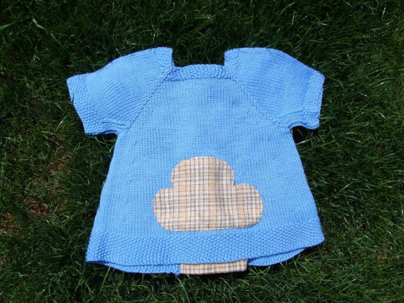 Kleine Wolke Handgestrickte Mädchen Pullover Bluse Kleine Wolke Handgestrickte Mädchen Pullover Bluse von ottermoondesigns