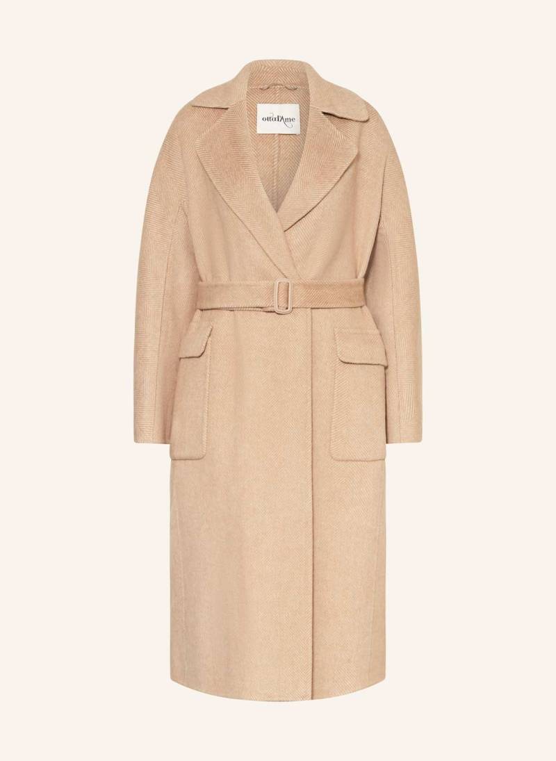 Ottod'ame Mantel beige von ottod'ame