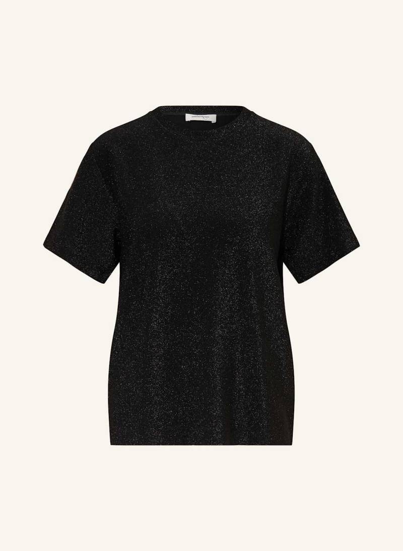 Ottod'ame Strickshirt Mit Glitzergarn schwarz von ottod'ame