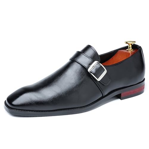 ottspu Herren Anzug Schuhe Oxford Schuhe Formelle Anzug Schuhe Für Männer Business Derby Schuhe,Schwarz,38 EU von ottspu