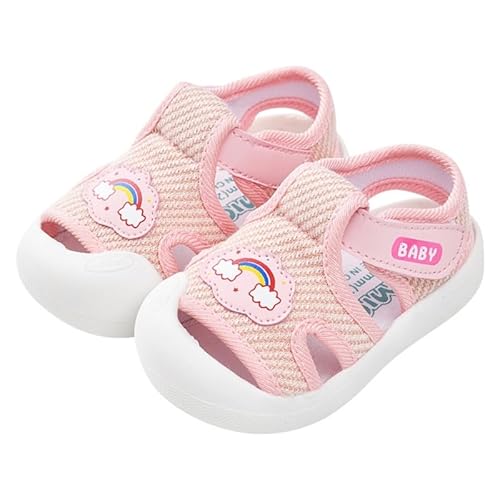 Babyschuhe Sommer Sandalen Für Jungen Schuhe Mit Gummisohle Geschlechtsneutrale Prewalker Schuhe Für Kleinkinder Von 1 Bis 3 Jahren Leichte Kleinkinder Schuhe Sommer Wanderschuhe Baumwollstoff von oueyfer