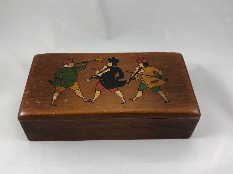 Lackiertem Holz Schmuck-Box von ouroldfashioned