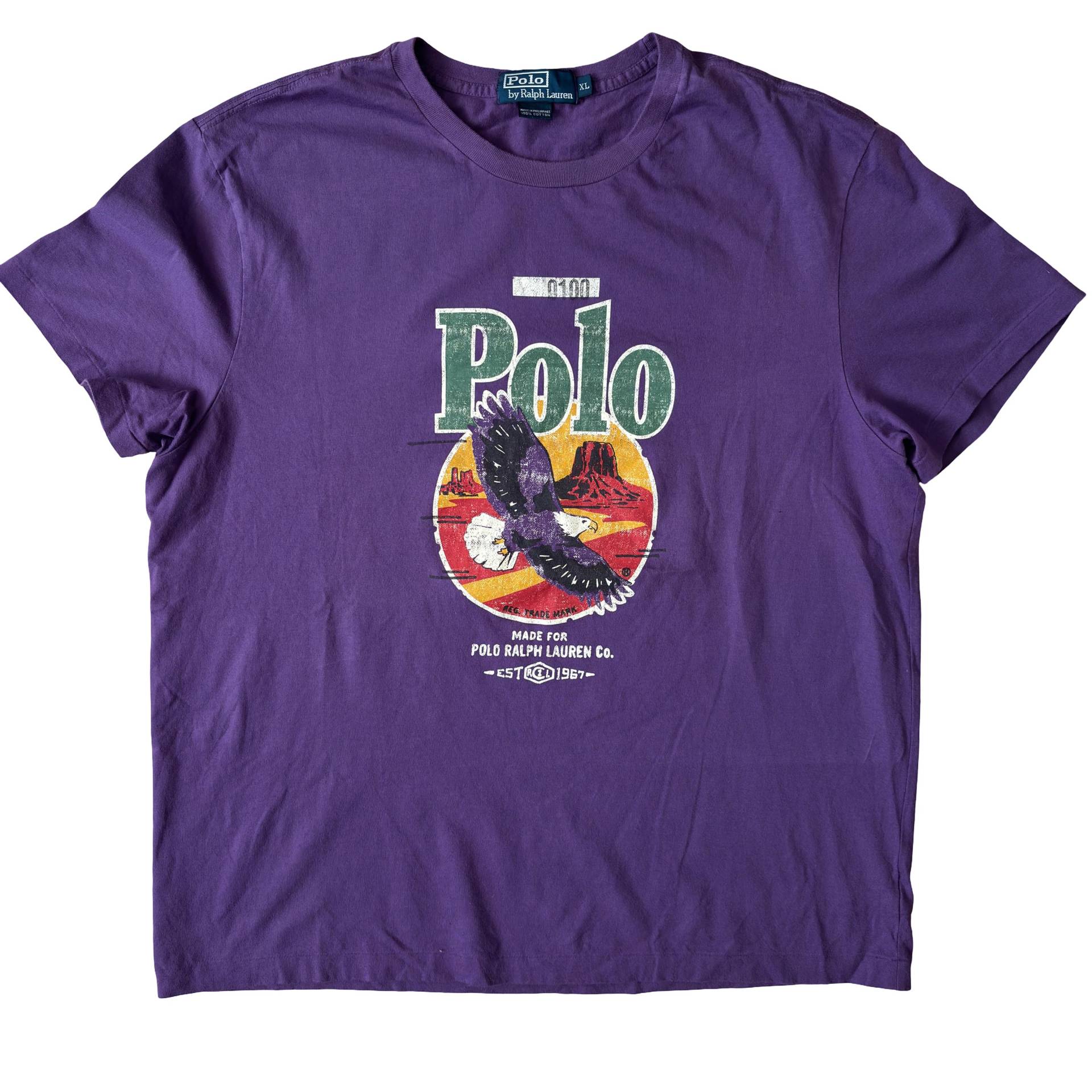 Vintage 90Er Jahre Poloshirt Mit Adler Motiv - Gr. Xl Vintage 90Er Jahre Poloshirt Mit Adler Motiv - Gr. Xl von ourostore
