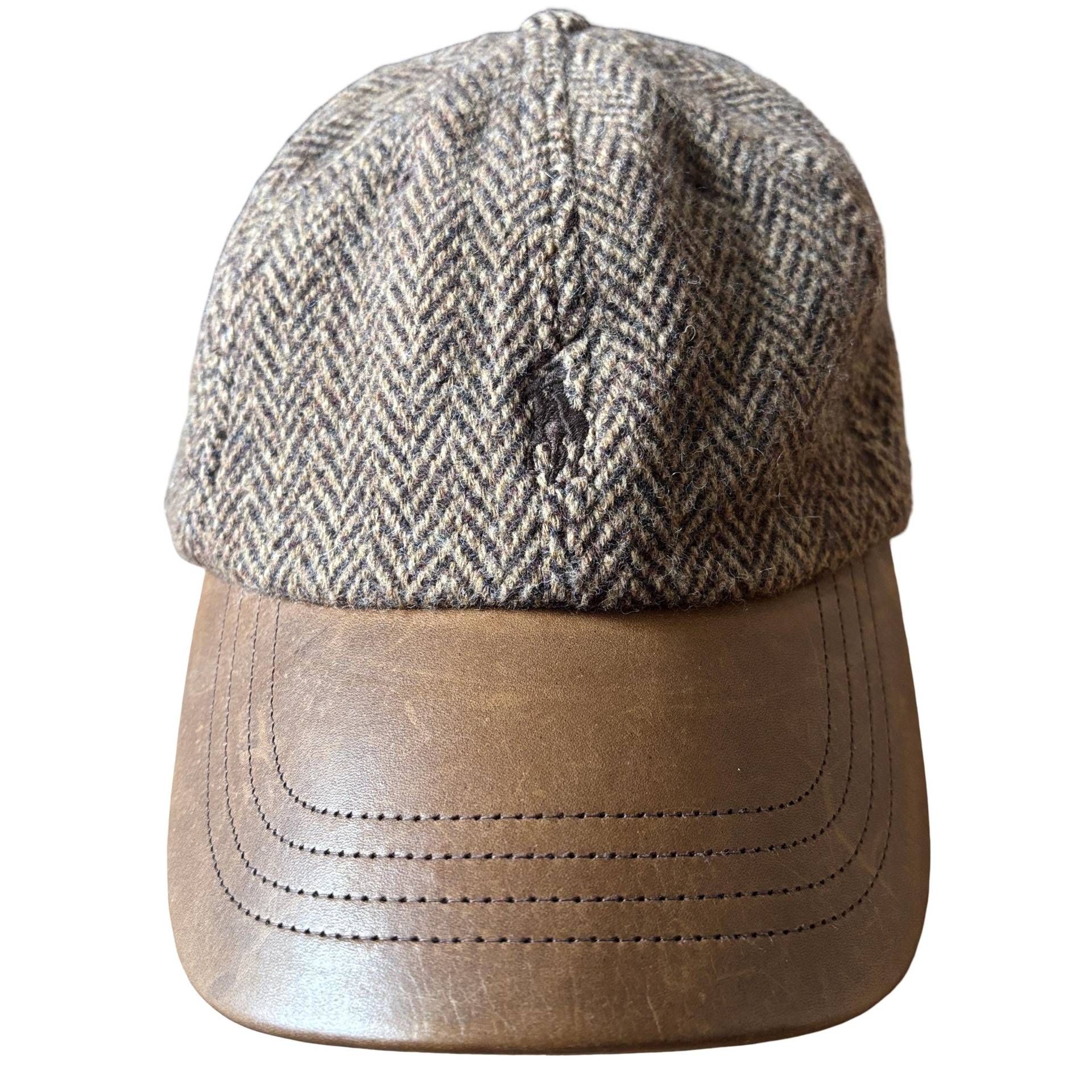 Vtg Polo Ralph Lauren Wolle Leder Fischgrät Karo Hut Mütze Cap Rrl One Size Vtg Polo Ralph Lauren Wolle Leder Fischgrät Karo Hut Mütze Cap Rrl One Size von ourostore
