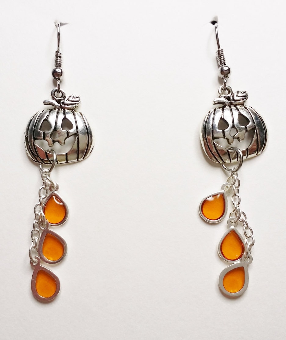 Halloween-Kürbisse, Jack-O-Laternen, Silber Farbige Kürbisse von ours2urs