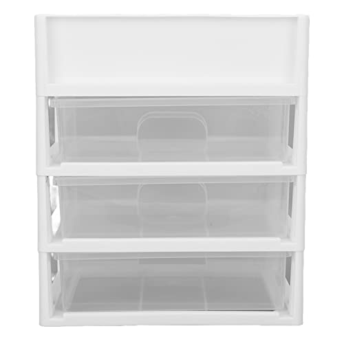 3 Schichten Schubladen Makeup Organizer 3 Schichten Schubladen Typ Staubdicht Make -up -Speicherschubladen Transparent Make -up Storage Organizer von outdoorm