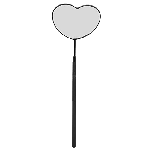 Herzförmige professionelle Edelstahl -Make -up -Wimpernspiegel -Augenschutz Krümmungslippenstift Mascara [Make -up -Werkzeug] [CA] (Schwarz) von outdoorm