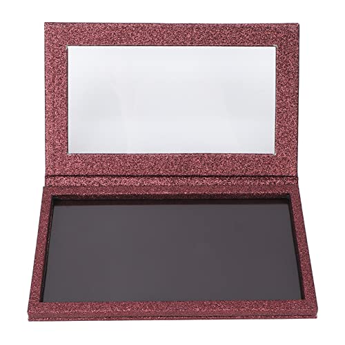 Magnetische Leere Make -up -Anzeige Pans Lidschatten Lippenstift Erröten Aufbewahrung DIY Professionelle Palette Burgund tragbare multifunktionale für Reisen und Zuhause von outdoorm