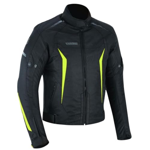 outletMOTARD Motorradjacke Herren 4 Jahreszeiten – Reflektierende, wasserdichte und atmungsaktive Schutzjacke mit CE-Protektoren für Rücken und Ellbogen – Komfort & Sicherheit das ganze Jahr von outletMOTARD