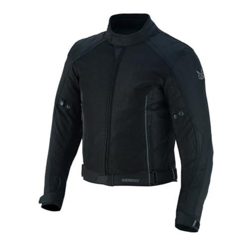 outletMOTARD Motorradjacke Herren Sommer – CE Protektoren, Atmungsaktiv & Wasserdicht, 4-Jahreszeiten Textiljacke, Verstellbare Passform, Hohe Sichtbarkeit von outletMOTARD