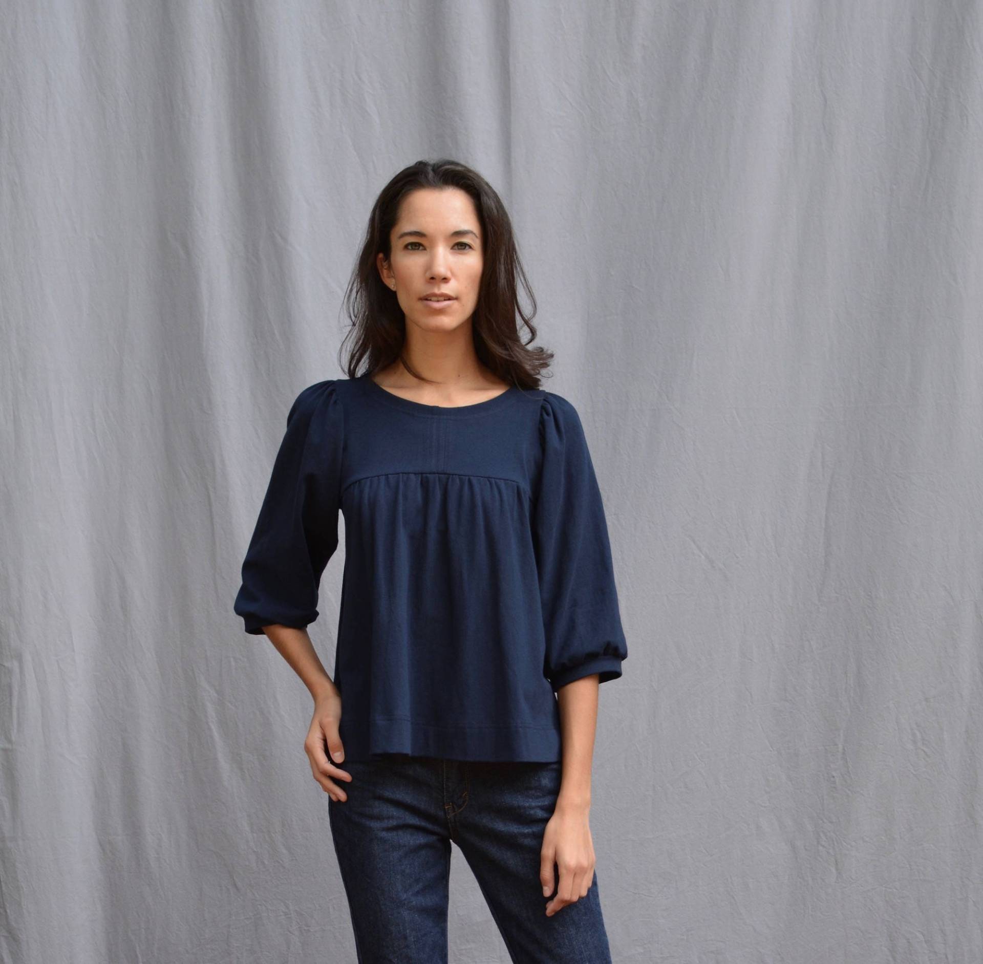 Mari Top, Hängerchen Swing Frauen Baumwolle Jersey, Modern Style - Made To Order von outofline