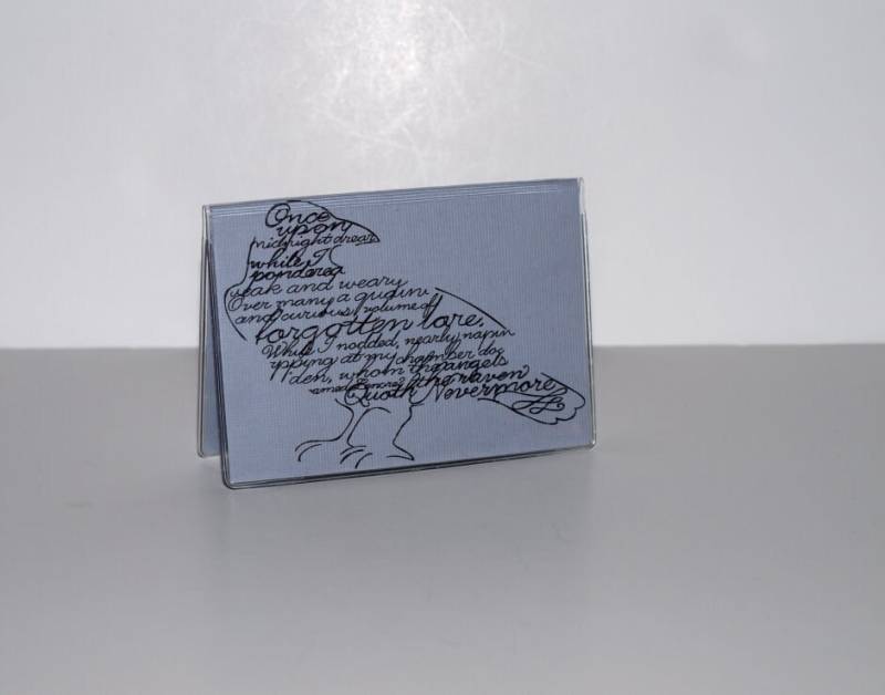 Kartenetui/Mini Geldbörse - Wordy Bird von owlsay