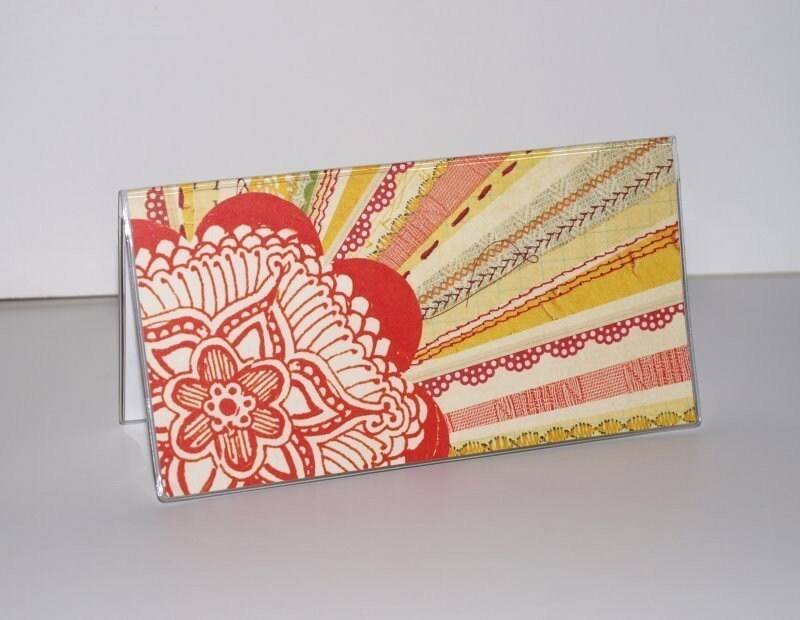 Neue Scheckhefthülle Brieftasche Vinyl Scheckkartenschutz - Sonnenstrahlen von owlsay